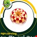  حکاکی سیب و میوه آرایی